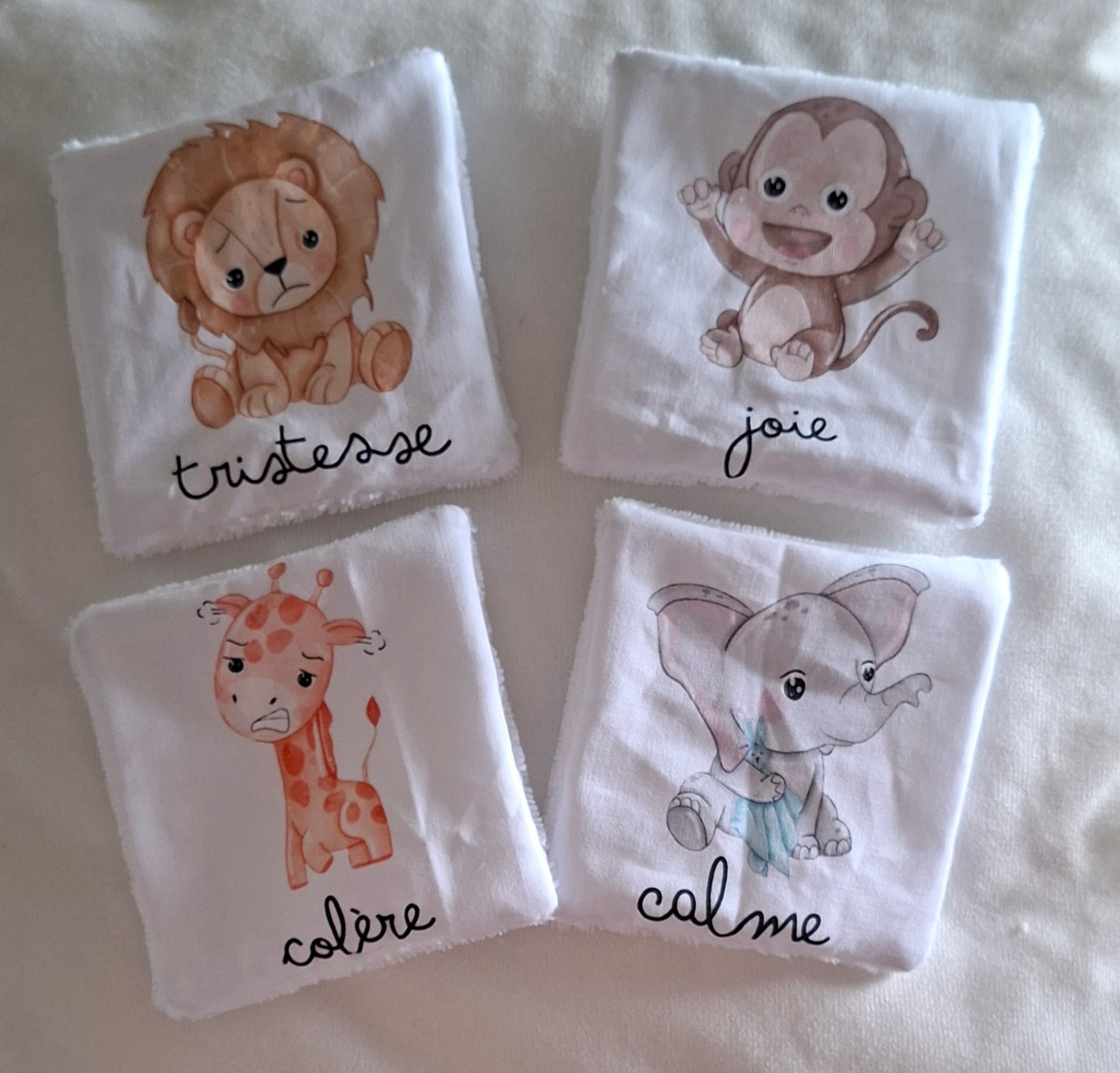 Lingettes réutilisables pour bébé