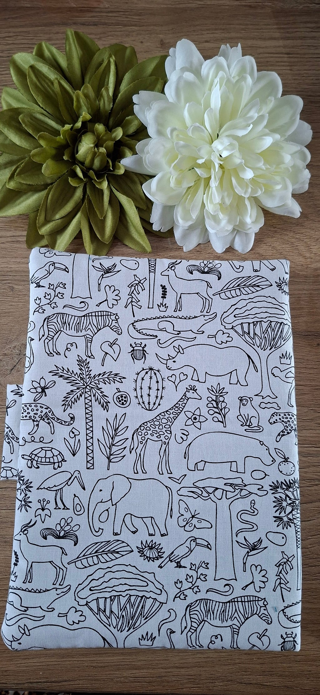 Protège carnet de santé à colorier