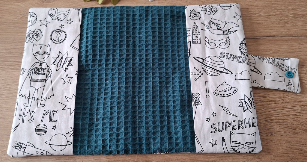 Protège carnet de santé à colorier