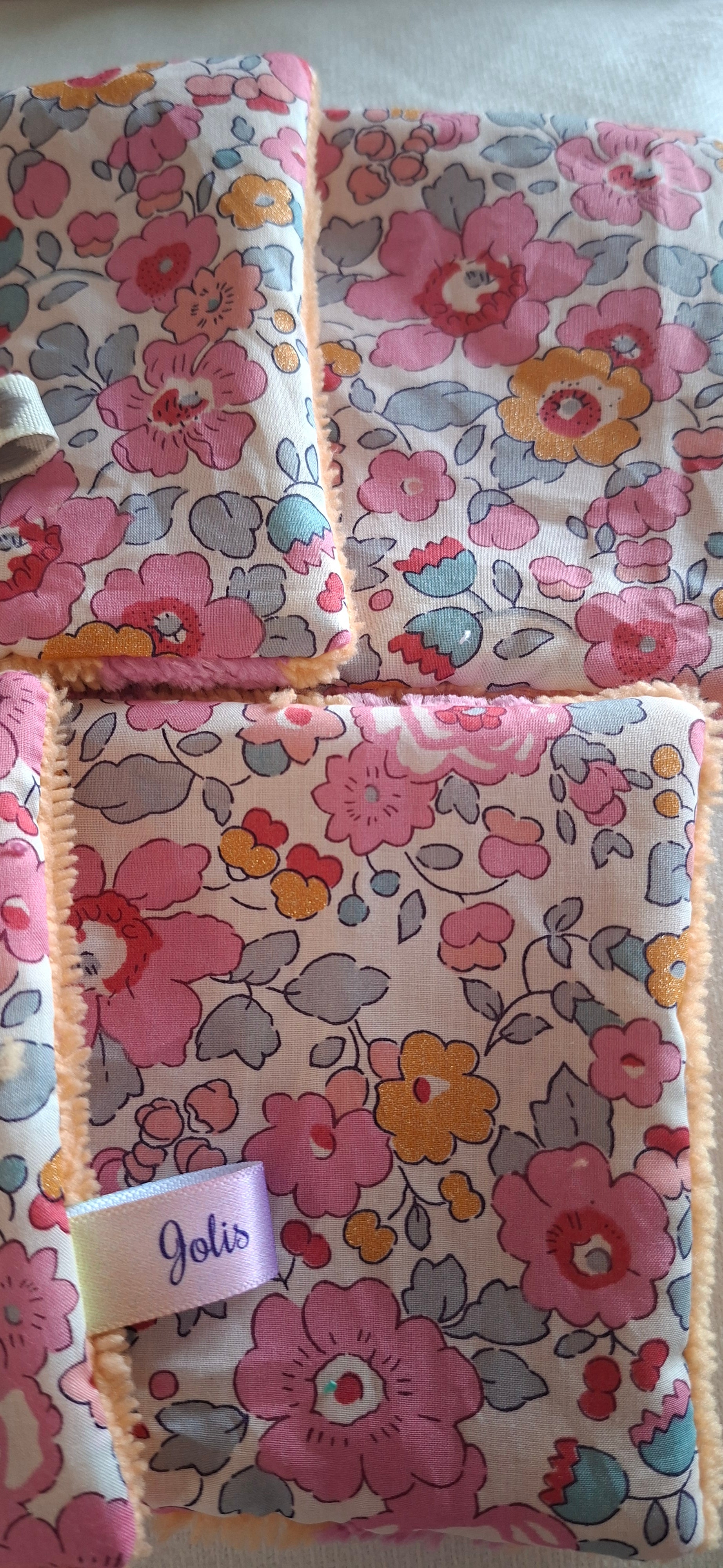 Lingettes réutilisables en Liberty Betsy