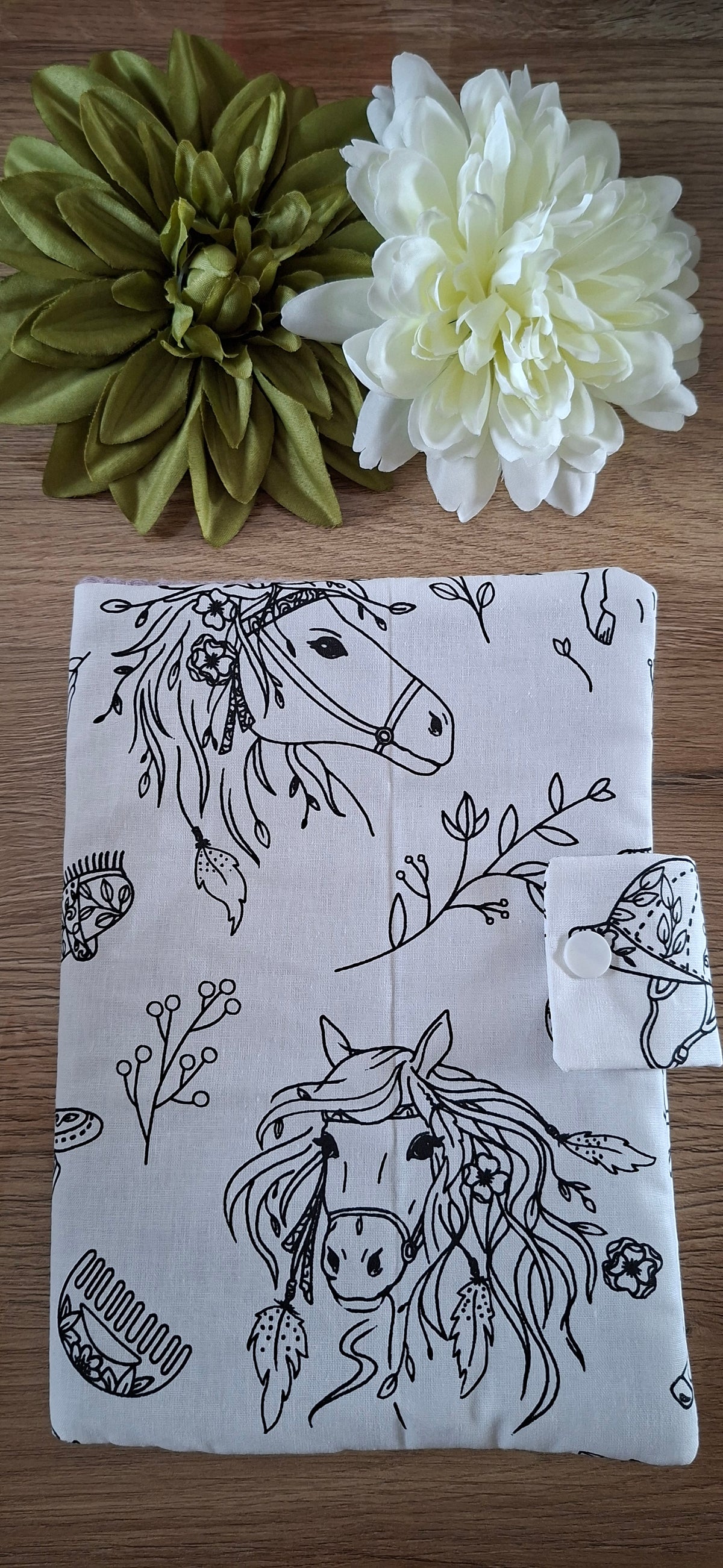 Protège carnet de santé à colorier