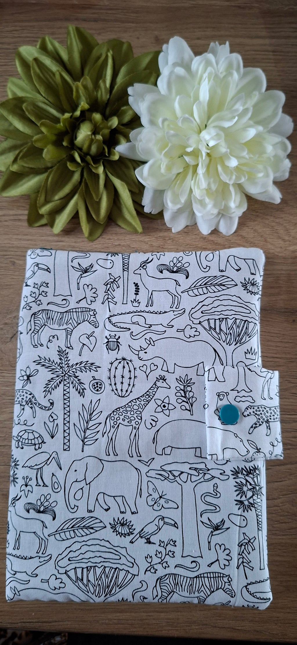 Protège carnet de santé à colorier