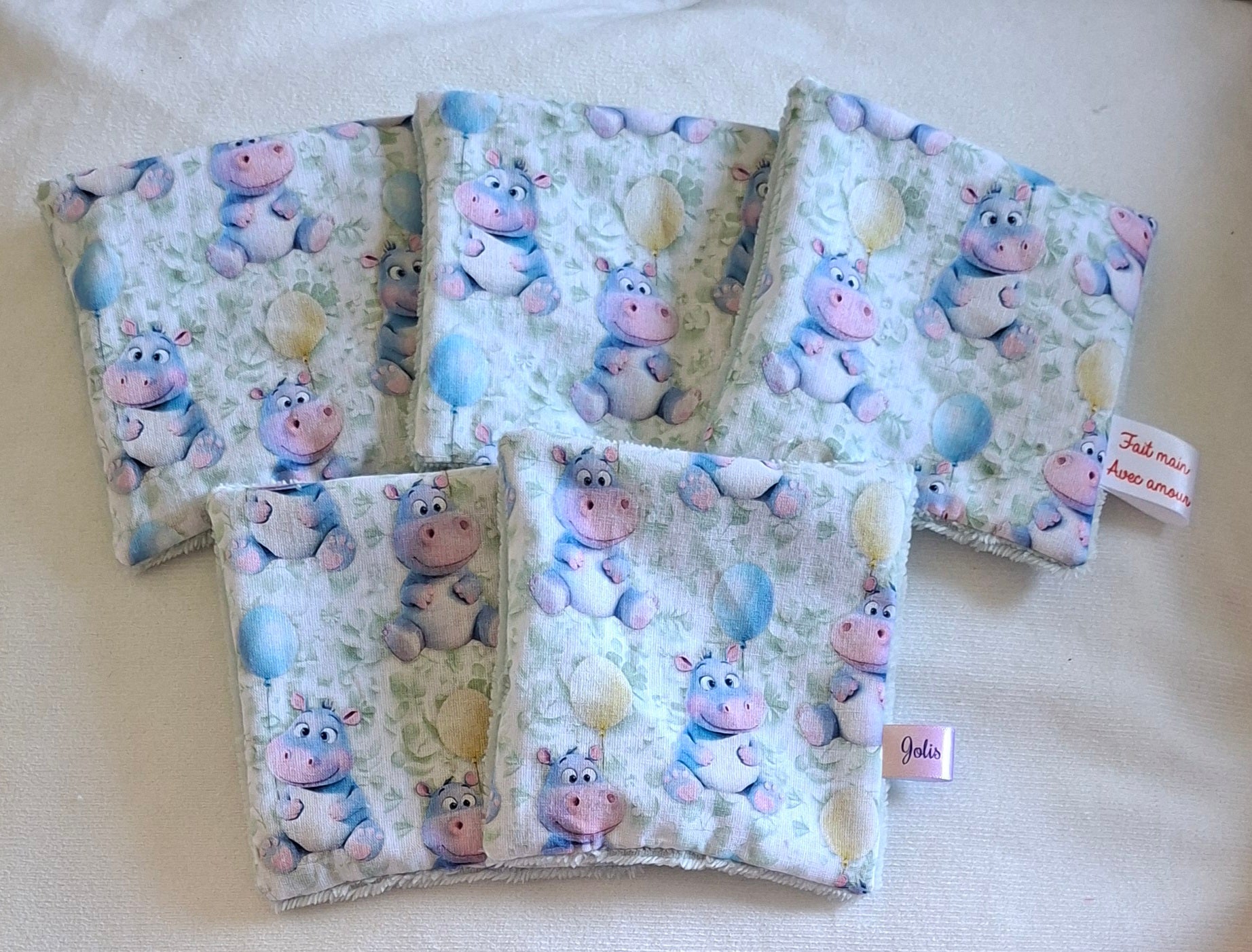 Lingettes réutilisables