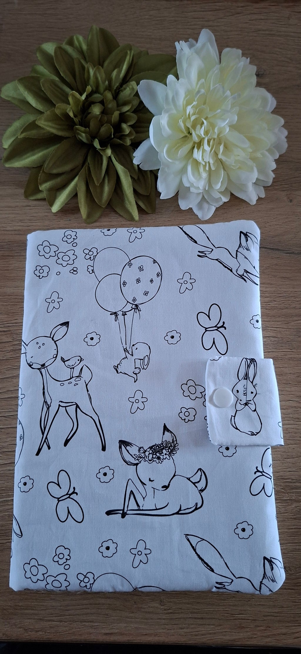 Protège carnet de santé à colorier