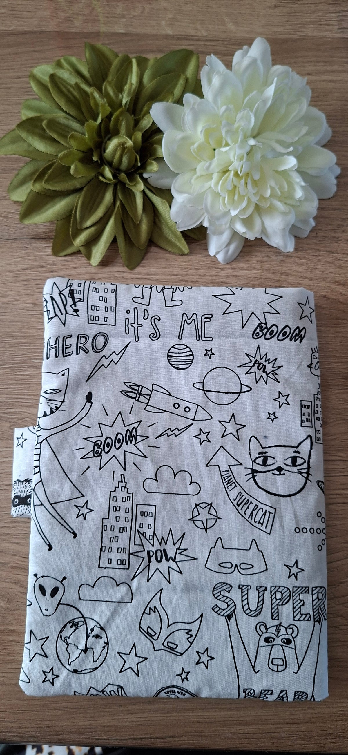 Protège carnet de santé à colorier