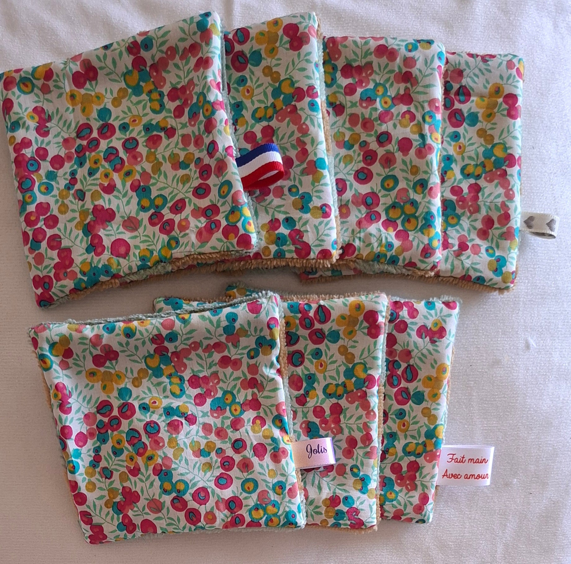 Lingettes réutilisables en Liberty Wiltshire