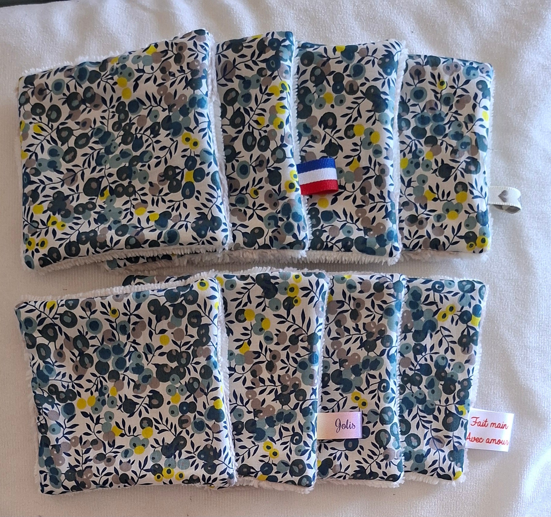 Lingettes réutilisables en Liberty Wiltshire